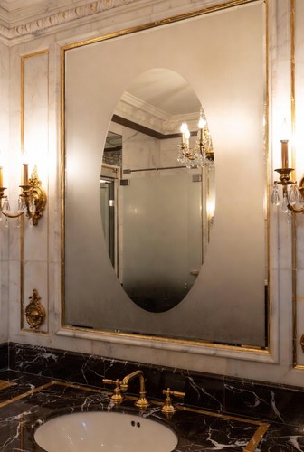 Oval mirror demister pad - oval,