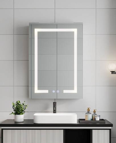 Led bathroom mirror - led, cabinet
