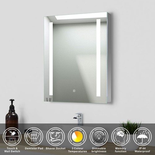 Bathroom mirror cabinet with - bathroom, 3
