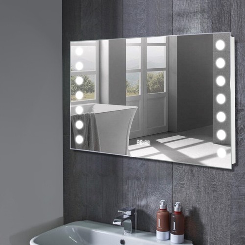 Led bathroom mirror - bathroom, with