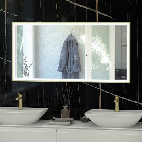 Rak art brushed gold square - art,