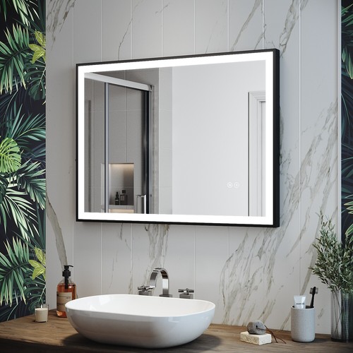 Led bathroom mirror 800x600 - bathroom,