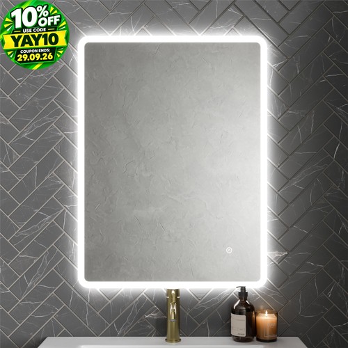 Rectangle led bathroom mirror - led,