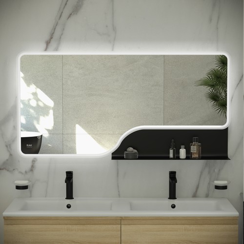 Rak ornate matt black led - matt,