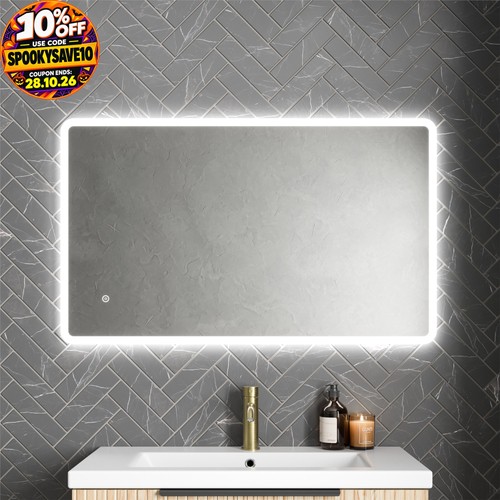 Rectangle led bathroom - rectangle, mirror