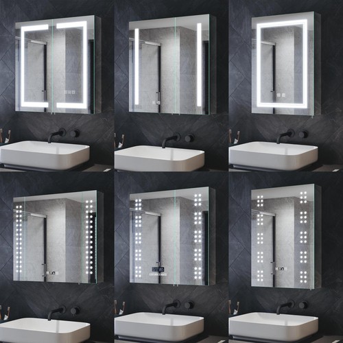 Led bathroom mirror cabinet - bathroom,