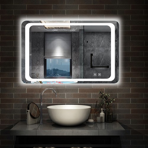 Led bathroom wall - bathroom, mirror