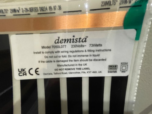Mirror demister heat - demister, pad