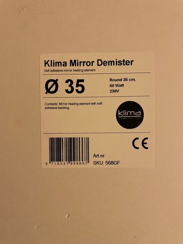 Electric mirror demister - electric,
