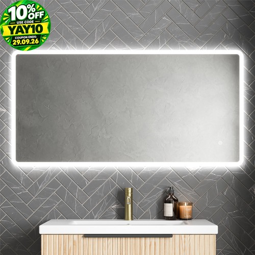 Rectangle led bathroom mirror - rectangle,