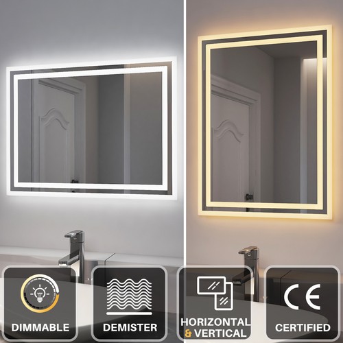 Emke illuminated bathroom - illuminated,