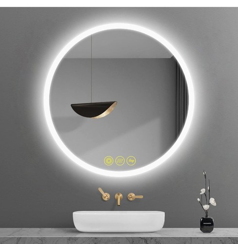 400mm bathroom led mirror - led,