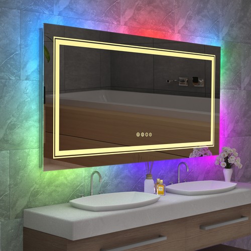 Large led bathroom mirror - led, with