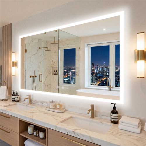 120x70cm rectangular frameless - rectangular,