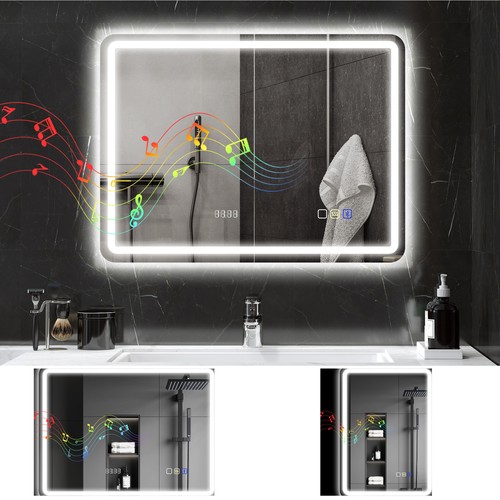 Bluetooth bathroom mirror with - bathroom,