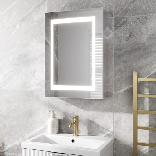Bathroom led mirror cabinet - led,