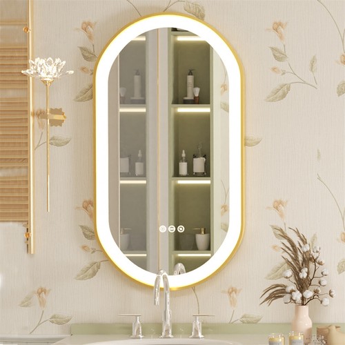 Oval led bathroom mirror - oval,