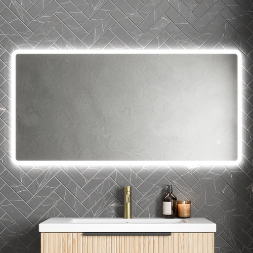 Rectangle led bathroom mirror - led,